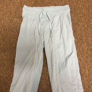 Light blue Lululemon athletic joggers
